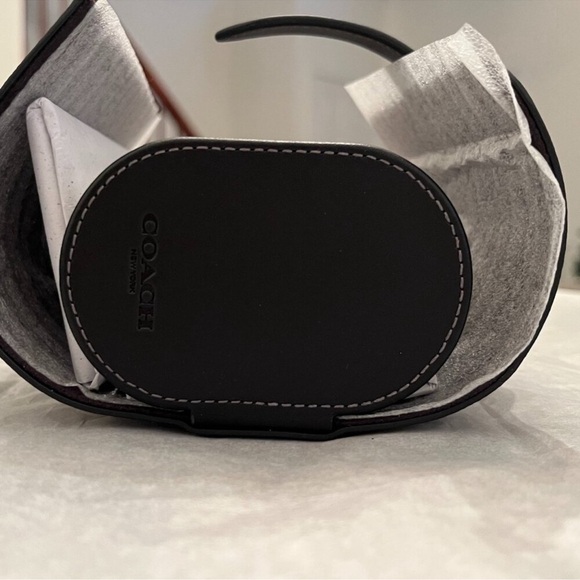 Coach Black Monogram Leather Watch Roll Case - Picture 5 of 8
